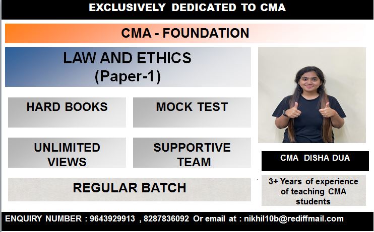 CMA - FOUNDATION (FUNDAMENTALS OF BUSINESS LAWS AND BUSINESS COMMUNICATION)